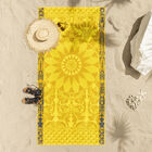 Serviette de plage Soleil Jaune 100x200 100% coton, , hi-res image number 0